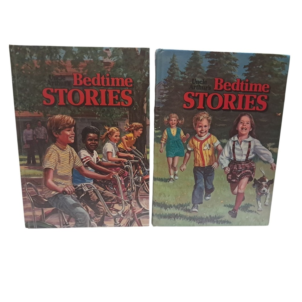 Uncle Arthur's Bedtime Stories Volumes 2 & 5 Arthur S. Maxwell HC 1976